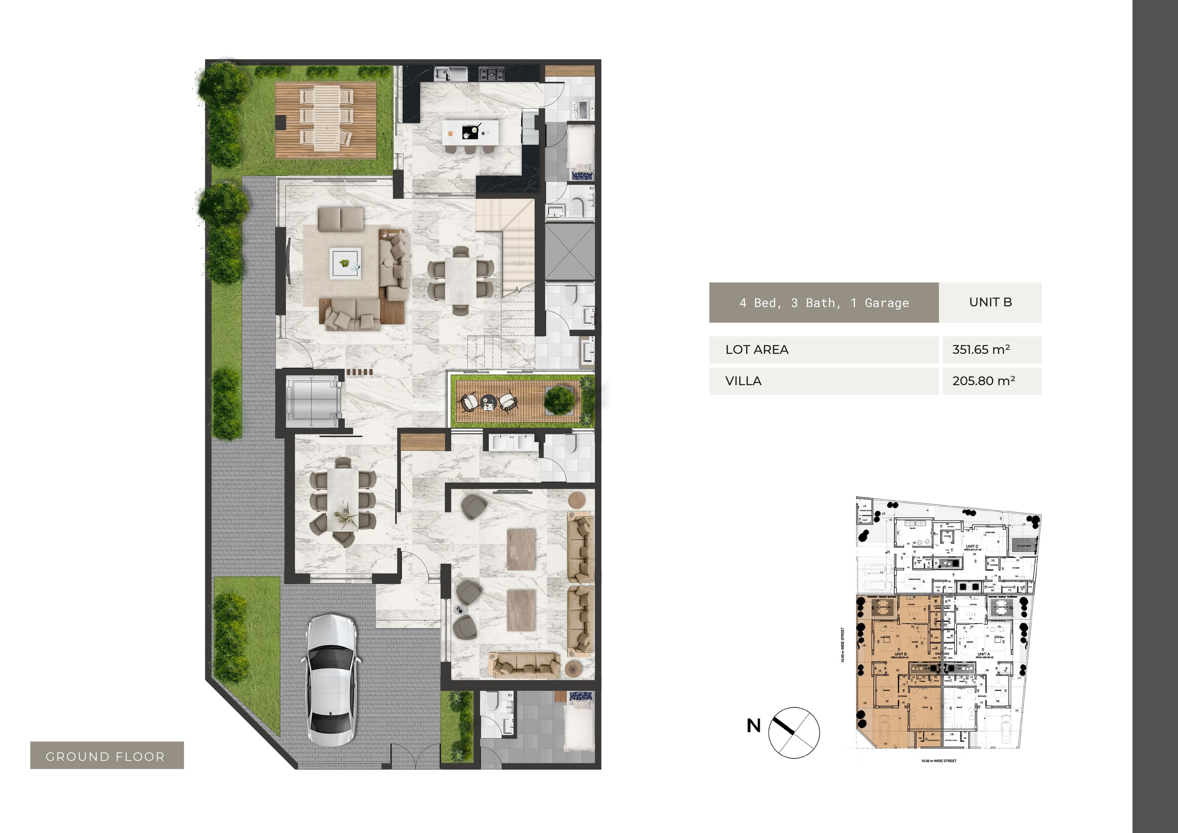 Trio Villas Unit B - صورة 1