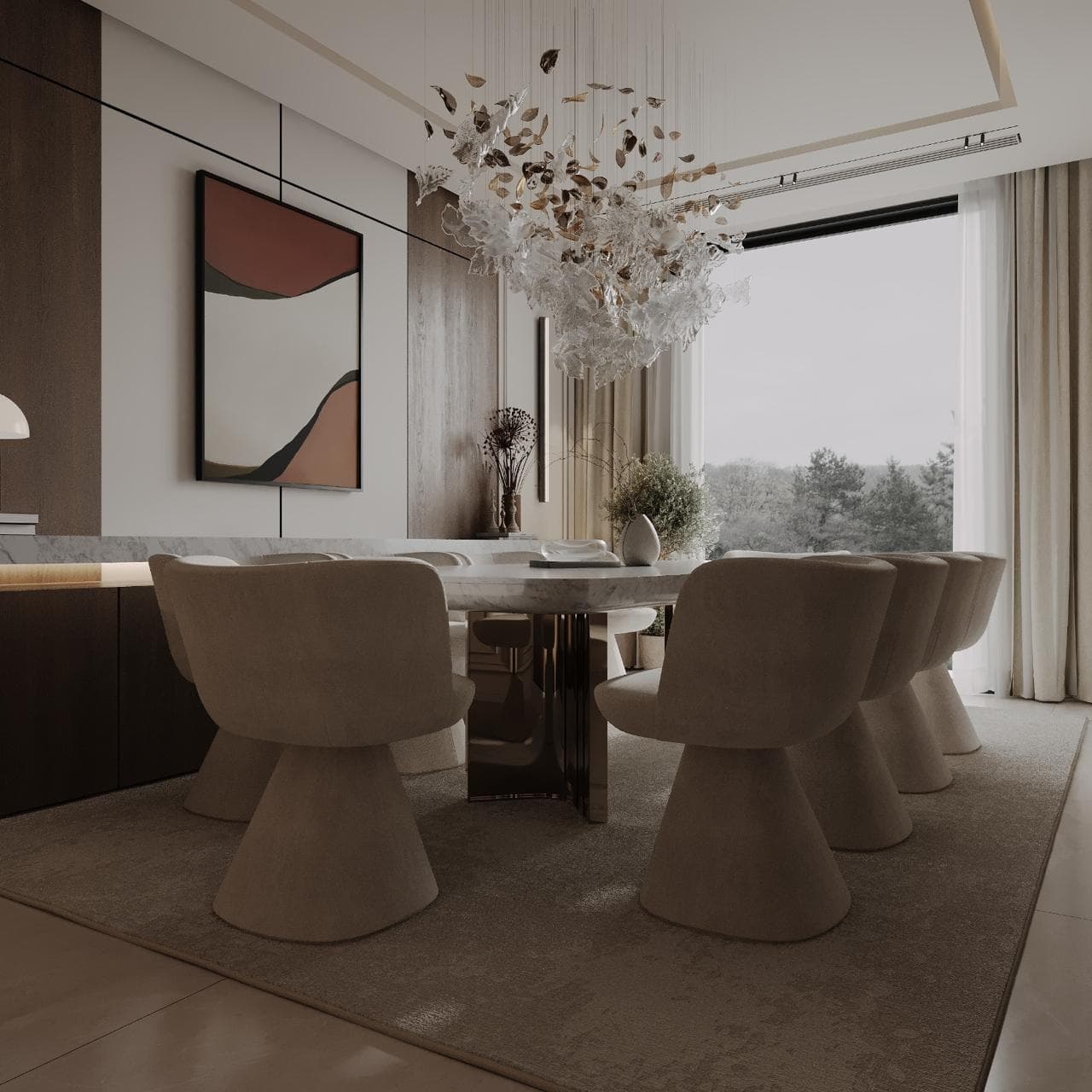 Villa Reception Design - صورة 10